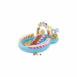 Aire De Jeux Gonflable Royaume Des Bonbons Intex -Ledepot-bailleul Soldes Magasin aire de jeux gonflable royaume des bonbons intex 2