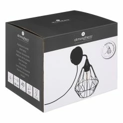 Applique En Métal Noir Flave Atmosphera -Ledepot-bailleul Soldes Magasin applique en metal noir flave atmosphera 2