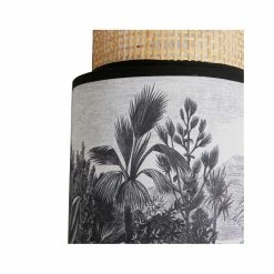 Applique Incurvée Ombrage Rotin Et Tissu Palmier Ostaria -Ledepot-bailleul Soldes Magasin applique incurvee ombrage rotin et tissu palmier ostaria 2