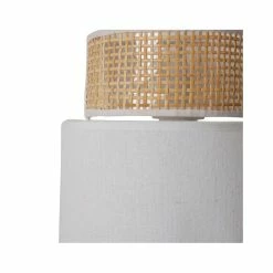 Applique Incurvée Rotin Et Tissu Blanc Ostaria 8 Applique Incurvée Rotin Et Tissu Blanc Ostaria -Ledepot-bailleul Soldes Magasin applique incurvee rotin et tissu blanc ostaria 1 2