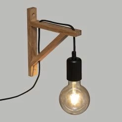 Applique Murale équerre Bois Wild Atmosphera -Ledepot-bailleul Soldes Magasin applique murale equerre bois wild atmosphera 3