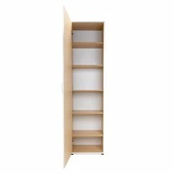Armoire 1 Porte 6 Niveaux Blanc -Ledepot-bailleul Soldes Magasin armoire 1 porte 6 niveaux andy blanc 2