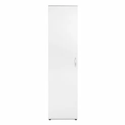 Armoire 1 Porte 6 Niveaux Blanc -Ledepot-bailleul Soldes Magasin armoire 1 porte 6 niveaux andy blanc 3