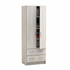 Demeyere Armoire Lingère 2 Portes 2 Tiroirs Laud -Ledepot-bailleul Soldes Magasin armoire lingere 2 portes 2 tiroirs laud 3