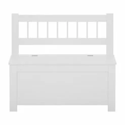 Banc Coffre à Jouets Enfant Blanc Atmosphera -Ledepot-bailleul Soldes Magasin banc coffre a jouets enfant blanc atmosphera 2