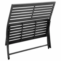 Banc Pliant Olbia Noir Graphite Hespéride -Ledepot-bailleul Soldes Magasin banc pliant olbia noir graphite hesperide 2