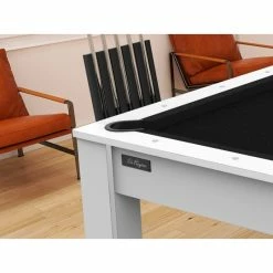 Billard Américain Arizona 7 Pieds Blanc Laqué / Tapis Noir -Ledepot-bailleul Soldes Magasin billard americain arizona 7 pieds blanc tapis noir 4