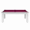 Billard Américain Arizona 7 Pieds Blanc Laqué / Tapis Prune -Ledepot-bailleul Soldes Magasin billard americain arizona 7 pieds blanc tapis prune