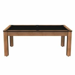 Billard Américain Arizona 7 Pieds Hêtre Boisé / Tapis Noir