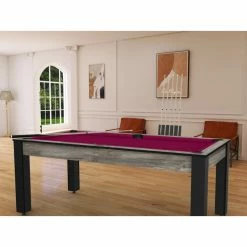 Billard Américain Arizona 7 Pieds Industriel / Tapis Prune -Ledepot-bailleul Soldes Magasin billard americain arizona 7 pieds industriel tapis prune 3