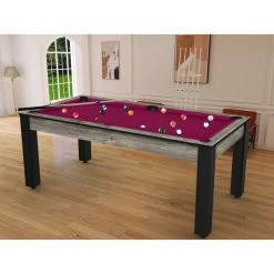 Billard Américain Arizona 7 Pieds Industriel / Tapis Prune -Ledepot-bailleul Soldes Magasin billard americain arizona 7 pieds industriel tapis prune 5