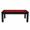 Billard Américain Arizona 7 Pieds Noir Boisé / Tapis Rouge -Ledepot-bailleul Soldes Magasin billard americain arizona 7 pieds noir boise tapis rouge