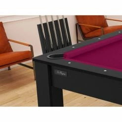 Billard Américain Arizona 7 Pieds Noir Grainé / Tapis Prune -Ledepot-bailleul Soldes Magasin billard americain arizona 7 pieds noir graine tapis prune 2