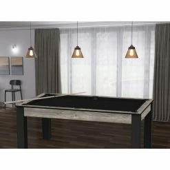 Billard Texas 6 Pieds - Coloris Industriel Tapis Noir -Ledepot-bailleul Soldes Magasin billard texas 6 pieds coloris industriel tapis noir 4