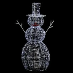 Bonhomme De Neige 120 Cm Lumineux Extérieur