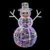 Bonhomme De Neige Lumineux Multicolore 60cm -Ledepot-bailleul Soldes Magasin bonhomme de neige lumineux multicolore 60cm