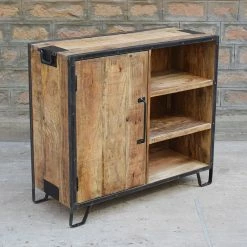 Buffet 1 Porte 3 Niches Manguier -Ledepot-bailleul Soldes Magasin buffet 1 porte 4 niches manguier 2