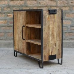 Buffet 1 Porte 3 Niches Manguier -Ledepot-bailleul Soldes Magasin buffet 1 porte 4 niches manguier 3