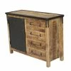 Buffet 1 Porte 4 Tiroirs Bois De Manguier Et Métal -Ledepot-bailleul Soldes Magasin buffet 1 porte 4 tiroirs bois de manguier et metal