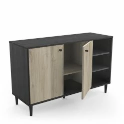 Demeyere Buffet 2 Portes 3 Niches Industriel Arty 11 Demeyere Buffet 2 Portes 3 Niches Industriel Arty -Ledepot-bailleul Soldes Magasin buffet 2 portes 3 niches industriel arty 3