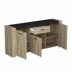 Demeyere Buffet 3 Portes 1 Tiroir Sheffield -Ledepot-bailleul Soldes Magasin buffet 3 portes 1 tiroir sheffield 3