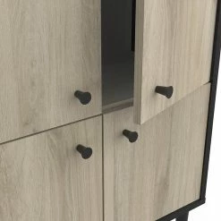 Demeyere Buffet 4 Portes Industriel Arty -Ledepot-bailleul Soldes Magasin buffet 4 portes industriel arty 1 3