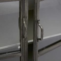 Buffet Broc 2 Portes Métal Noir Atmosphera -Ledepot-bailleul Soldes Magasin buffet broc 2 portes metal noir atmosphera 3