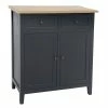 Buffet Damian Bois Gris Foncé Atmosphera -Ledepot-bailleul Soldes Magasin buffet damian bois atmosphera