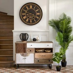 Buffet En Bois De Manguier Koval Nuances Unies Atmosphera -Ledepot-bailleul Soldes Magasin buffet en bois manguier koval nuances unies atmosphera 1