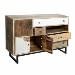 Buffet En Bois De Manguier Koval Nuances Unies Atmosphera -Ledepot-bailleul Soldes Magasin buffet en bois manguier koval nuances unies atmosphera 3