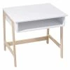 Bureau Enfant Blanc Pieds Bois Atmosphera