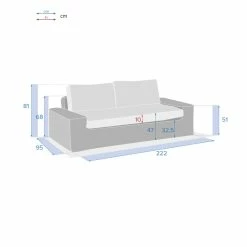 Canapé De Salon De Jardin Savinia Coloris Tahini Hespéride -Ledepot-bailleul Soldes Magasin canape de salon de jardin savinia coloris tahini hesperide 3