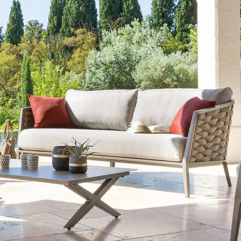 Canapé De Salon Extérieur 3 Places Embruns Hespéride 4 Canapé De Salon Extérieur 3 Places Embruns Hespéride – Image 2