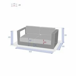 Canapé Extérieur 2 Places Allure Hespéride -Ledepot-bailleul Soldes Magasin canape exterieur 2 places allure hesperide 2
