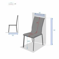 Chaise Empilable Axant Wengé Et Praline Hespéride -Ledepot-bailleul Soldes Magasin chaise empilable axant wenge et praline hesperide 1 2