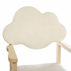 Chaise Enfant Nuage Blanc Pieds Bois Atmosphera -Ledepot-bailleul Soldes Magasin chaise enfant nuage blanc pieds bois atmosphera 2