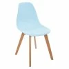 Chaise Enfant Pieds Bois Atmosphera Bleu -Ledepot-bailleul Soldes Magasin chaise enfant pieds bois atmosphera bleu