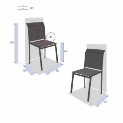 Chaise Extérieur Essentia Tonka/noisette Hespéride -Ledepot-bailleul Soldes Magasin chaise exterieur essentia tonka noisette hesperide 2