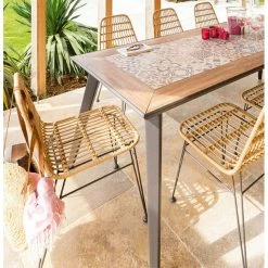 Chaise Extérieure Lambada Sésame & Graphite Hespéride -Ledepot-bailleul Soldes Magasin chaise exterieure lambada sesame graphite hesperide 2