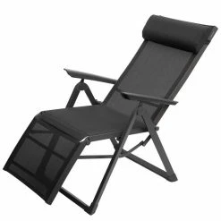 Chaise Longue Decima Hespéride Anthracite/graphite -Ledepot-bailleul Soldes Magasin chaise longue decima hesperide anthracit 1