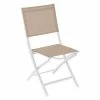 Chaise Pliante Extérieur Essentia Lin/blanc Hespéride -Ledepot-bailleul Soldes Magasin chaise pliante exterieur essentia lin blanc hesperide
