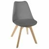 Chaise Salle Manger Baya Gris Foncé Atmosphera -Ledepot-bailleul Soldes Magasin chaise salle manger baya gris fonce atmosphera