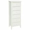 Chiffonnier 6 Tiroirs Charme Blanc Atmosphera -Ledepot-bailleul Soldes Magasin chiffonnier 6 paniers charme blanc