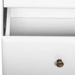 Chiffonnier Blanc 5 Tiroirs Solen Atmosphera -Ledepot-bailleul Soldes Magasin chiffonnier blanc 5 tiroirs solen atmosphera 6