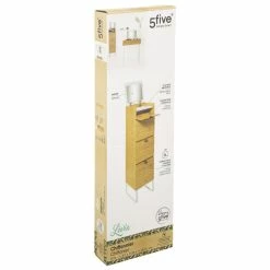 Chiffonnier En Bambou Avec Miroir Levia 5five -Ledepot-bailleul Soldes Magasin chiffonnier en bambou levia 5five 3