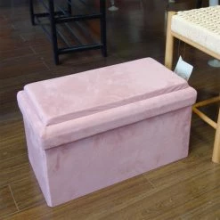 Coffre Banc Pliable Rose Compatible Briques -Ledepot-bailleul Soldes Magasin coffre banc pliable rose compatible briques 5