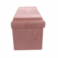 Coffre Banc Pliable Rose Compatible Briques -Ledepot-bailleul Soldes Magasin coffre banc pliable rose compatible briques 6