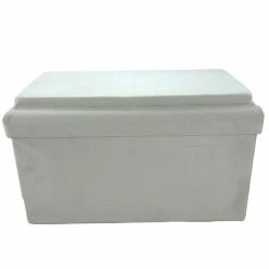 Coffre Blanc Pliable Gris Compatible Briques -Ledepot-bailleul Soldes Magasin coffre blanc pliable gris compatible briques 1 3