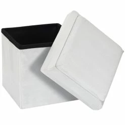 Coffre Pouf Pliable Gris Compatible Briques -Ledepot-bailleul Soldes Magasin coffre pouf pliable gris compatible briques 6