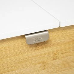 Coiffeuse En Bambou Levia Blanc 5Five -Ledepot-bailleul Soldes Magasin coiffeuse en bambou levia blanc 5five 4